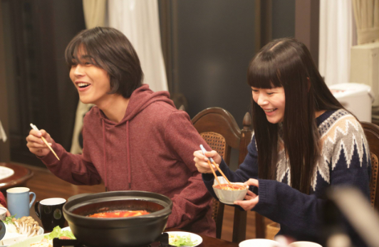 初出演ドラマのワンシーン