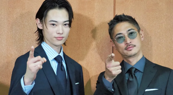 窪塚洋介と窪塚愛流の親子ショット