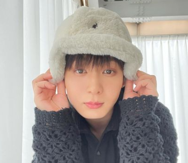 帽子を被った太田駿静