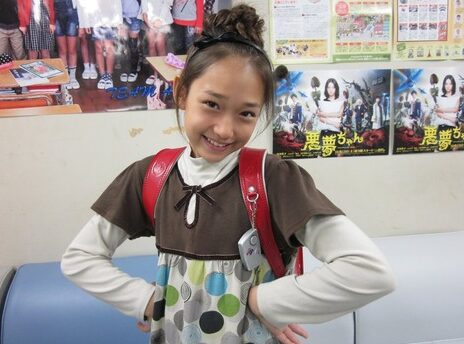 白本彩奈のランドセル姿