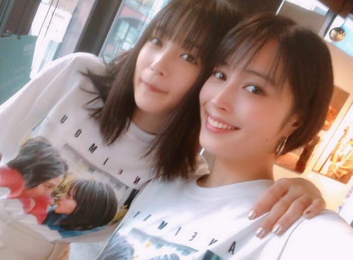 広瀬アリスと広瀬すずのツーショット