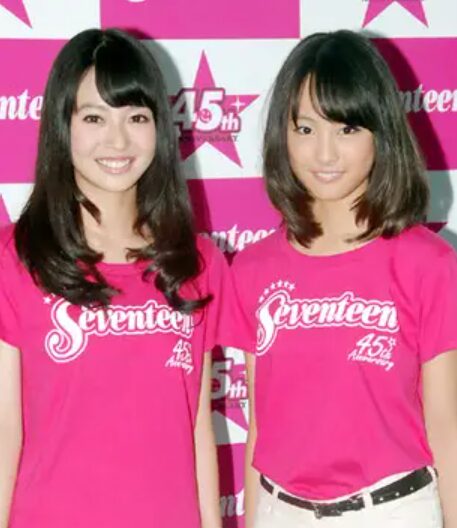 ミスセブンティーンのグランプリに選ばれた田辺桃子と大友花恋