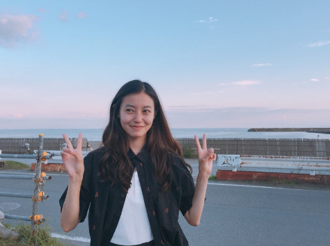 『こんな未来は聞いてない!!』で主演を務めた田辺桃子のオフショット