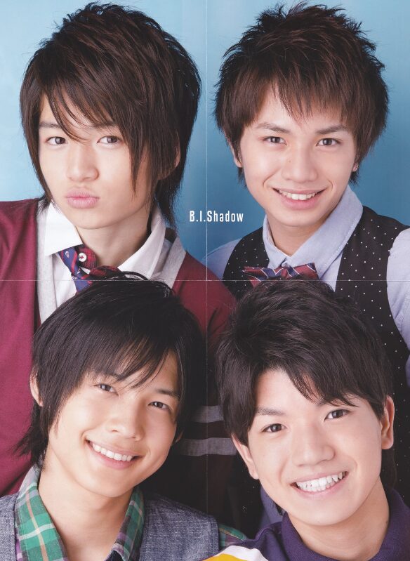 「B.I.Shadow」の髙地優吾、松村北斗、中島健人、菊池風磨