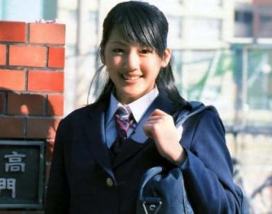 綾瀬はるかの高校時代　制服