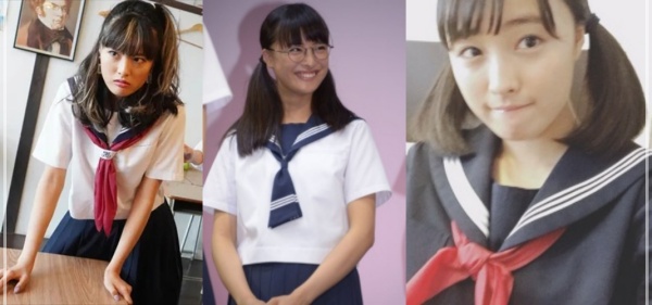 大友花恋のセーラー服姿