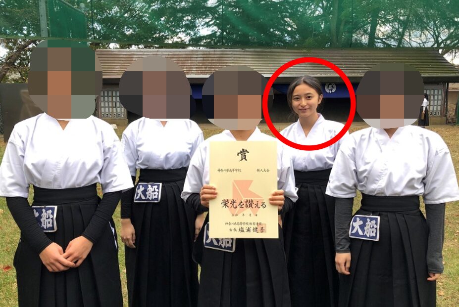 井上和　神奈川県高等学校夏季特別弓道大会