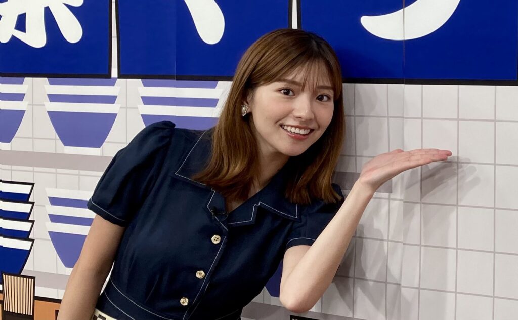 後藤楽々 おはよん スタジオでポーズ