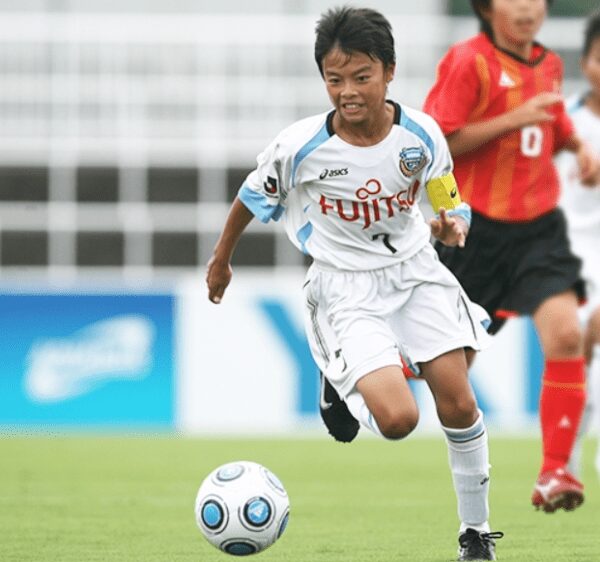 三苫薫 中学時代サッカー